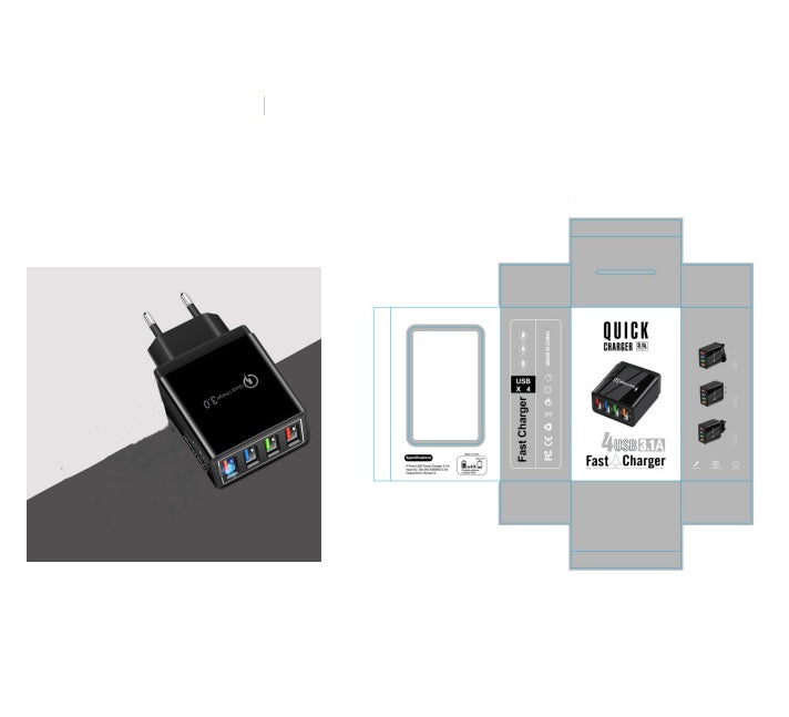 USB Charger Quick Charge 3.0 4 Phone Adapter For Tablet Portable Wall Mobile Charger Fast Charger